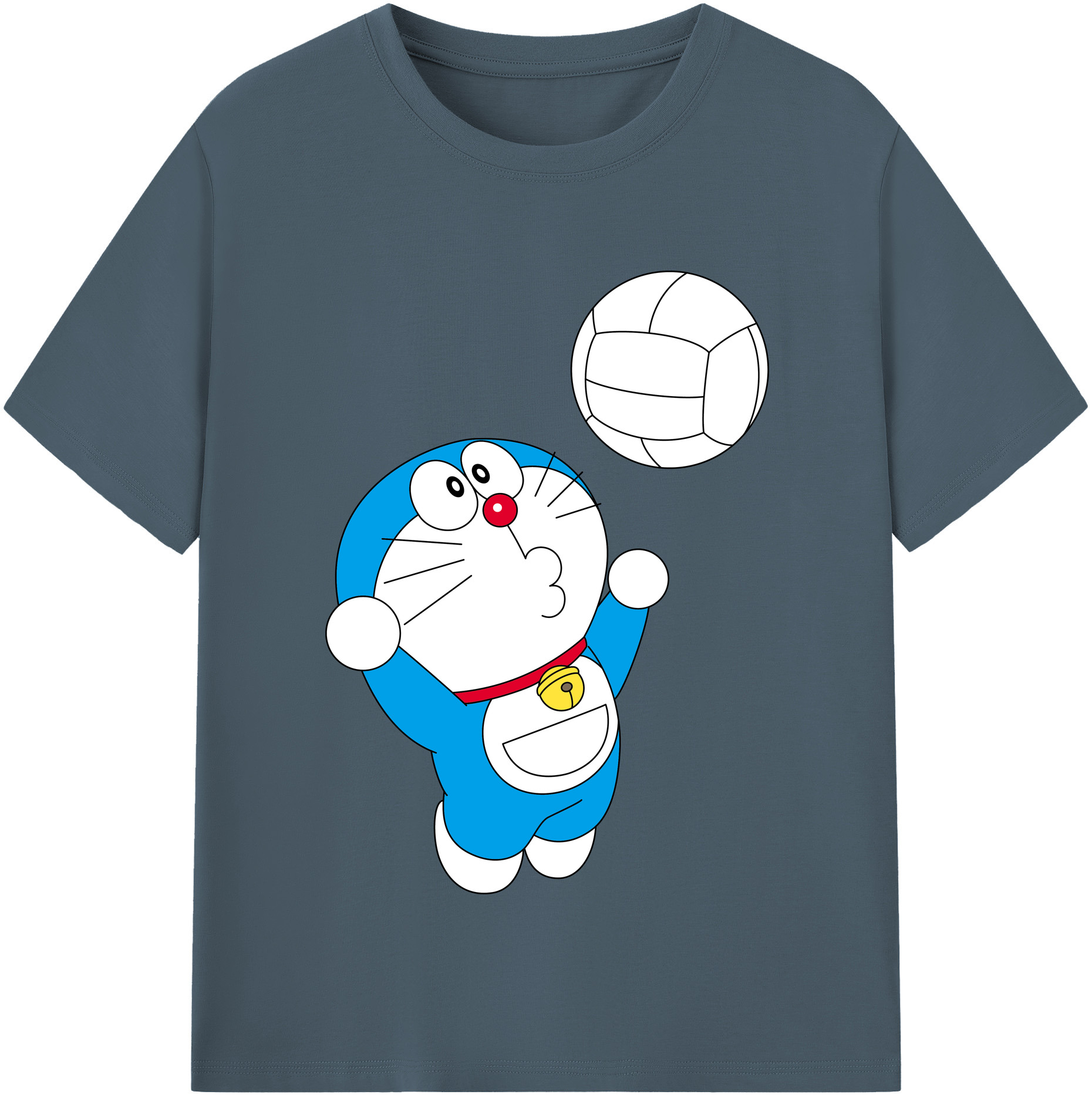 （画像用） ドラえもん Doraemon 綿100％半袖Tシャツ（フロントプリント）